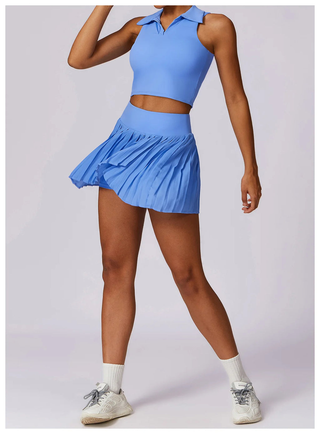 NLW Nude-Feel 2-Piece Summer Outdoor Yoga & Tennis Set