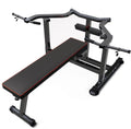 NLW 4-in-1 Foldable Home Gym Strength Station with Leg Developer & Chest Press Levers