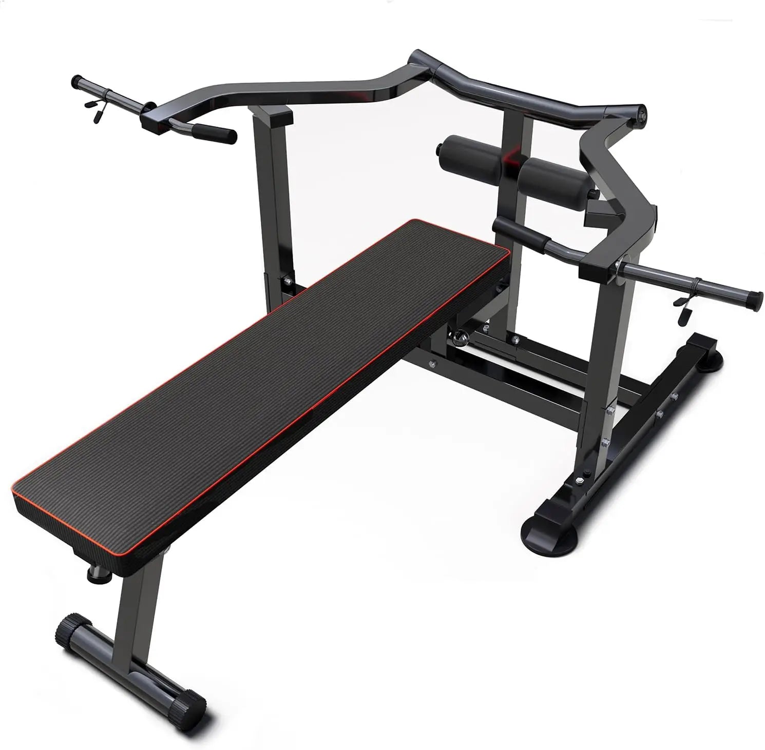 NLW 4-in-1 Foldable Home Gym Strength Station with Leg Developer & Chest Press Levers
