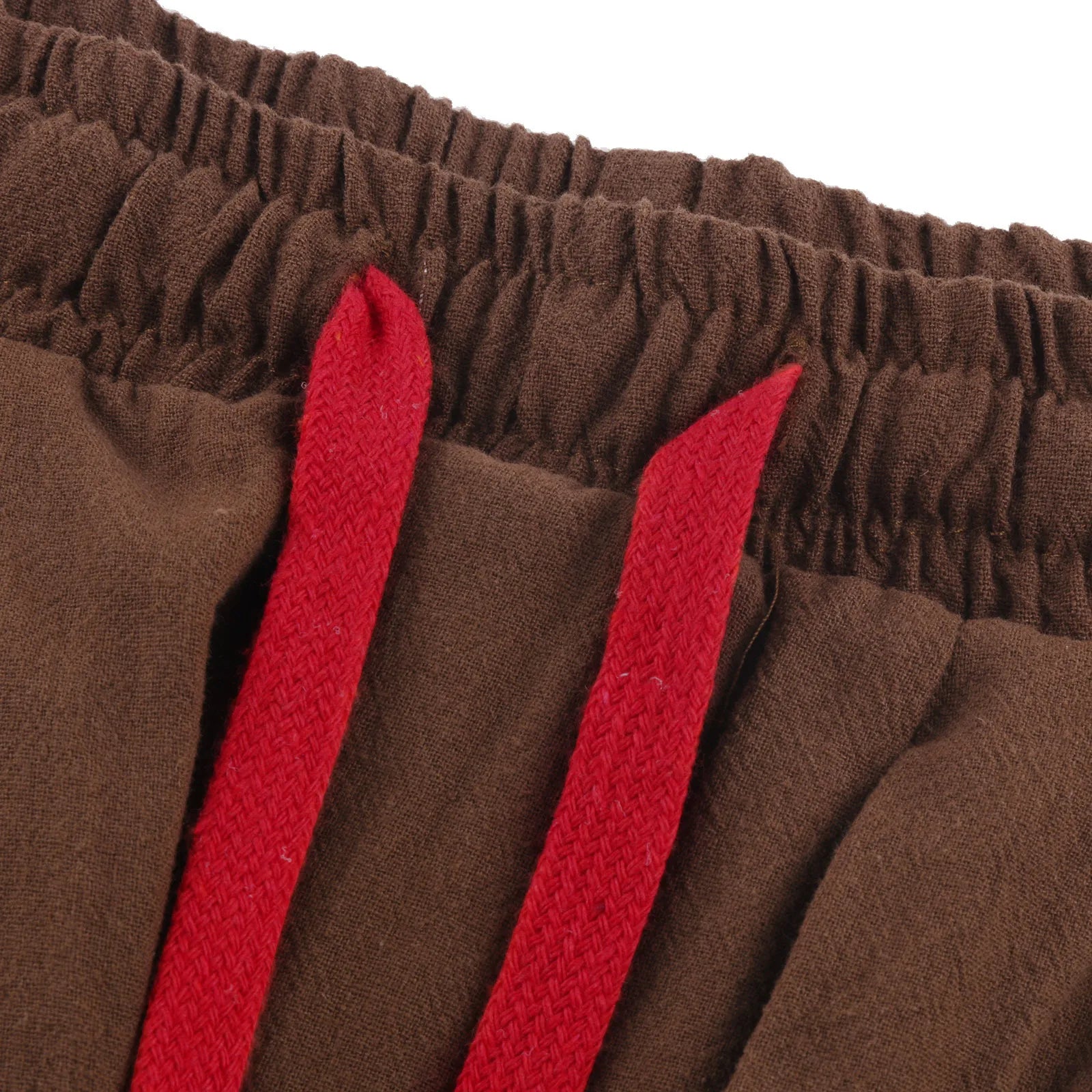 NLW Men’s Oversized Cotton-Linen Wide-Leg Pants