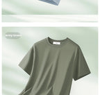 NLW Men Premium Bamboo & Cotton Cool Tee – Ultra-Soft Moisture-Wicking Summer T-Shirt