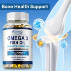NLW Choice: Pslalae Premium Omega 3 Fish Oil Capsules (1000mg) – High-Potency EPA & DHA