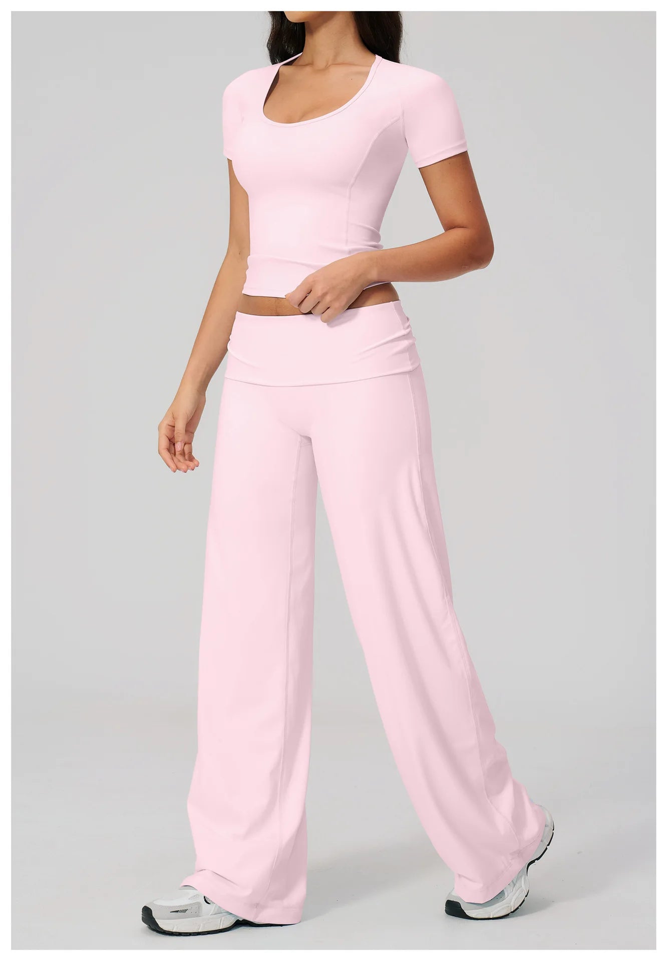 Premium 2-Piece Patchwork Yoga Set