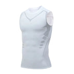 NLW Men's High-Performance Gym Singlet – Quick-Dry Bodybuilding Workout Muscle Tank