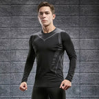 NLW Men's Quick-Dry Tight Training Jersey – High-Compression Gym & Running Shirt