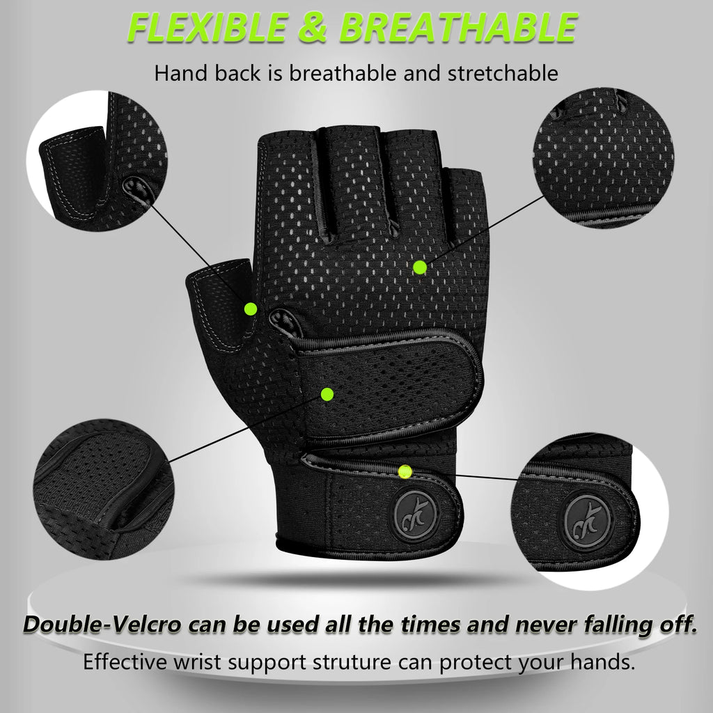 NLW Unisex Full-Palm Protection Fitness Gloves