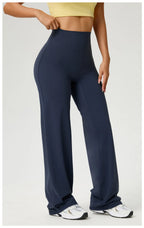 NLW Second-Skin Flared Leggings – Ultra-Elastic High-Waist Studio Yoga Pants
