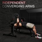 NLW 4-in-1 Foldable Home Gym Strength Station with Leg Developer & Chest Press Levers