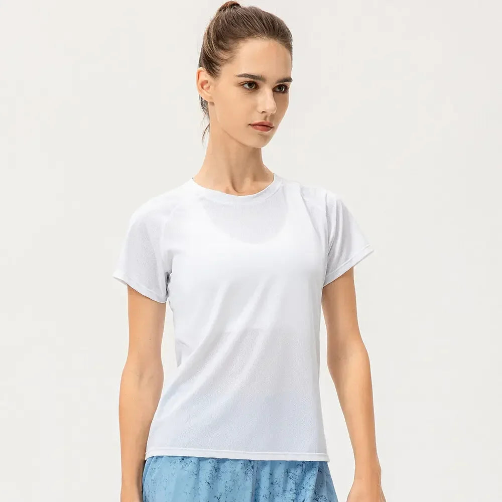 Women's Ice Silk Loose-Fit Training T-Shirt