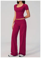 Premium 2-Piece Patchwork Yoga Set