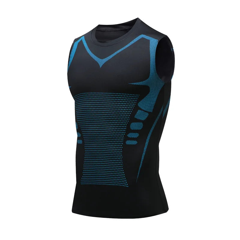 NLW Men's High-Performance Gym Singlet – Quick-Dry Bodybuilding Workout Muscle Tank