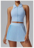 Floral Discount Sports Skirt for Women Quick-drying Badminton Tennis Trousers Skirt Fitness Half-body Pleated Skirt Shorts
