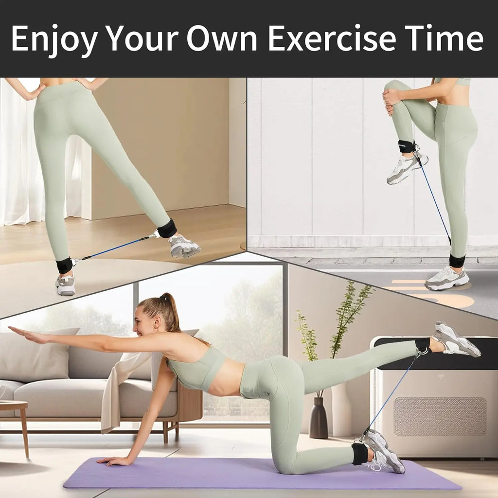 NLW Ankle Straps Resistance Bands Set