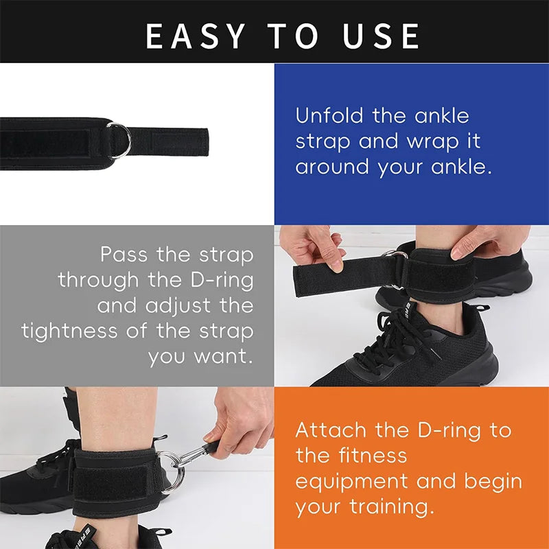 NLW Ankle Straps Resistance Bands Set