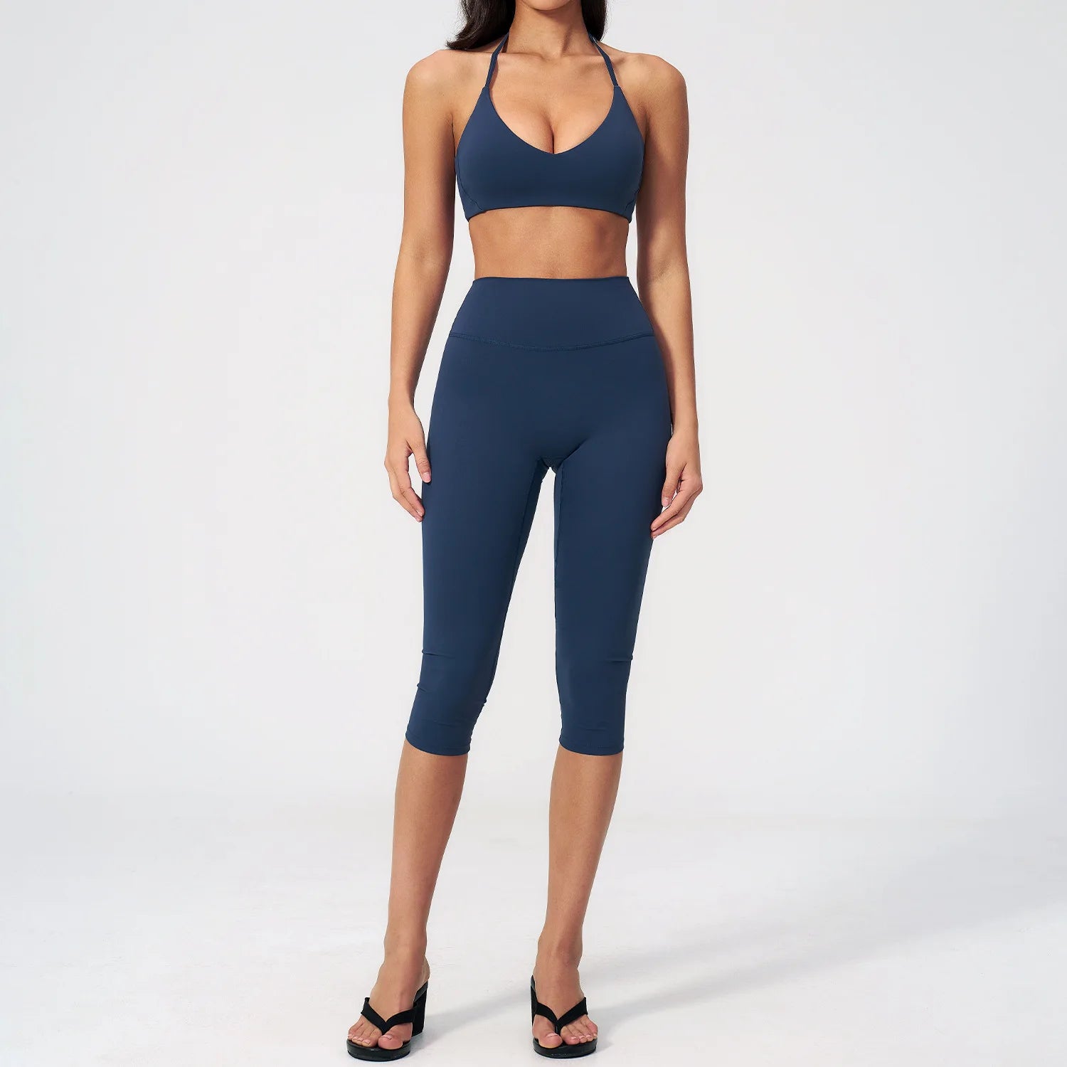 NLW- 2-Piece Seamless Capri Workout Set