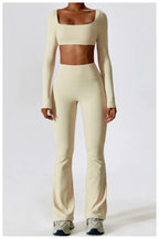 NLW Elite Seamless 2-Piece Yoga Set – High-Performance Compressed Fitness Suit