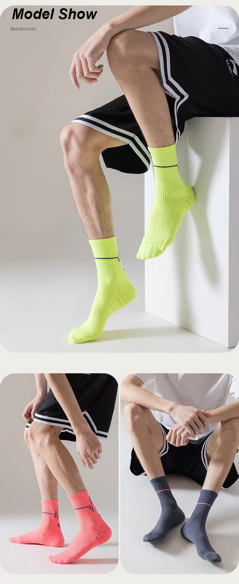 5 Pairs Professional Running Socks