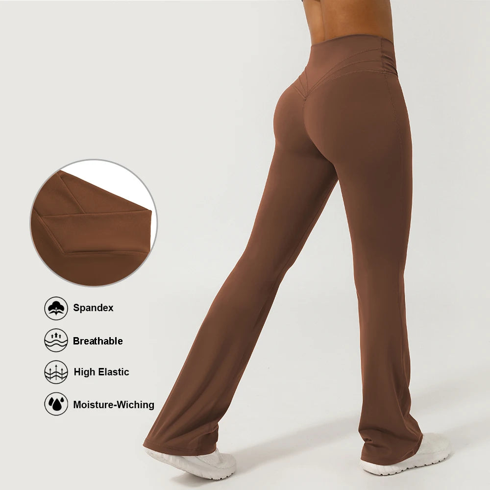 NLW Women's Premium Nylon Sculpting Fitness Trousers