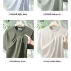 NLW Men Premium Bamboo & Cotton Cool Tee – Ultra-Soft Moisture-Wicking Summer T-Shirt