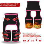 NLW 3-in-1 Waist Trainer & Thigh Trimmer – High-Waist Butt Lifting Sweat Belt