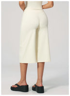 NLW High-Waisted Flared Capri Pants