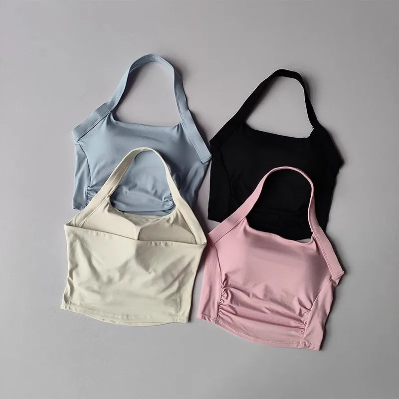 NLW Hanging Neck Sports Backless Bra
