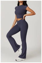NLW Short-Sleeve Athletic Top & Leggings