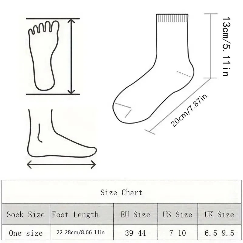 NLW 10 Pairs of High-Quality Soft and Comfortable Men's Socks