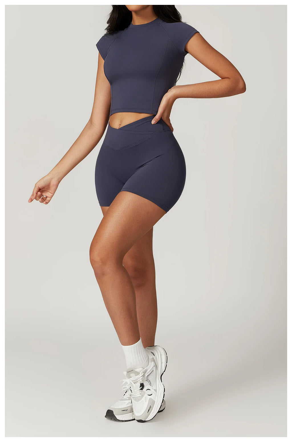 NLW Short-Sleeve Athletic Top & Leggings