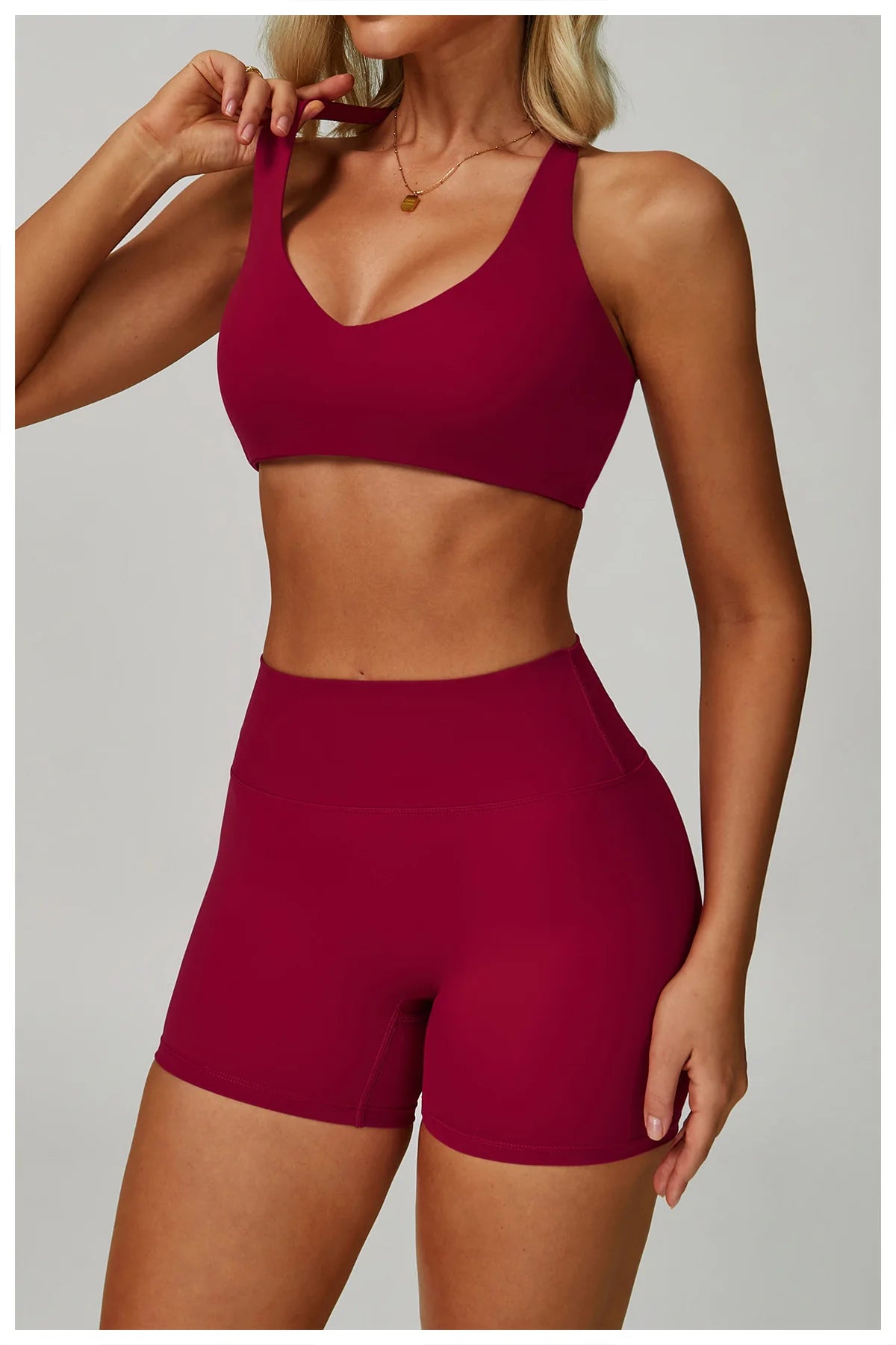 NLW 2-3PCS  Women Fitness Set High Waist