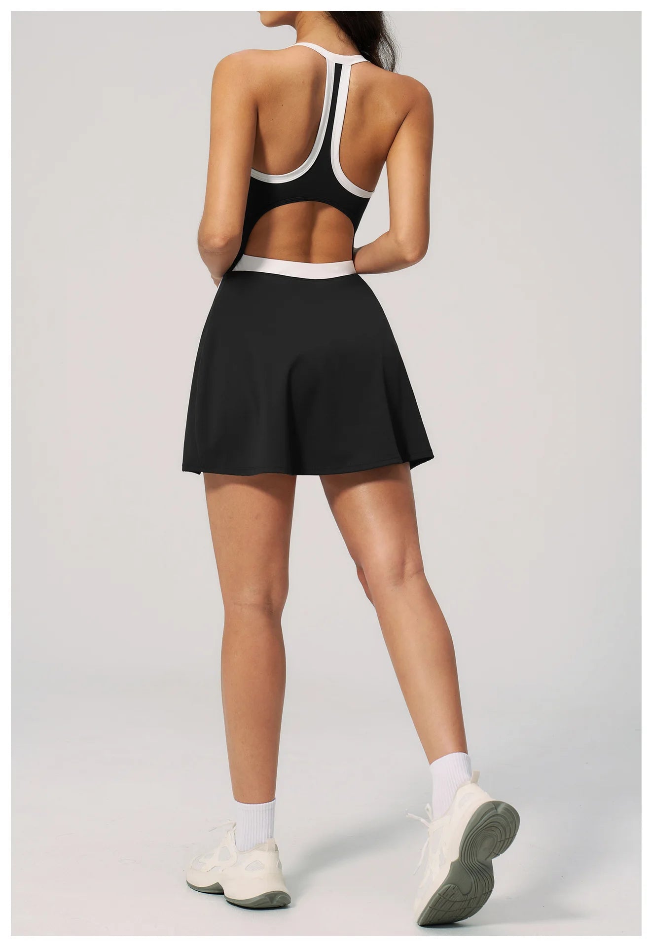 NLW Women's Short Workout Romper with Pocket