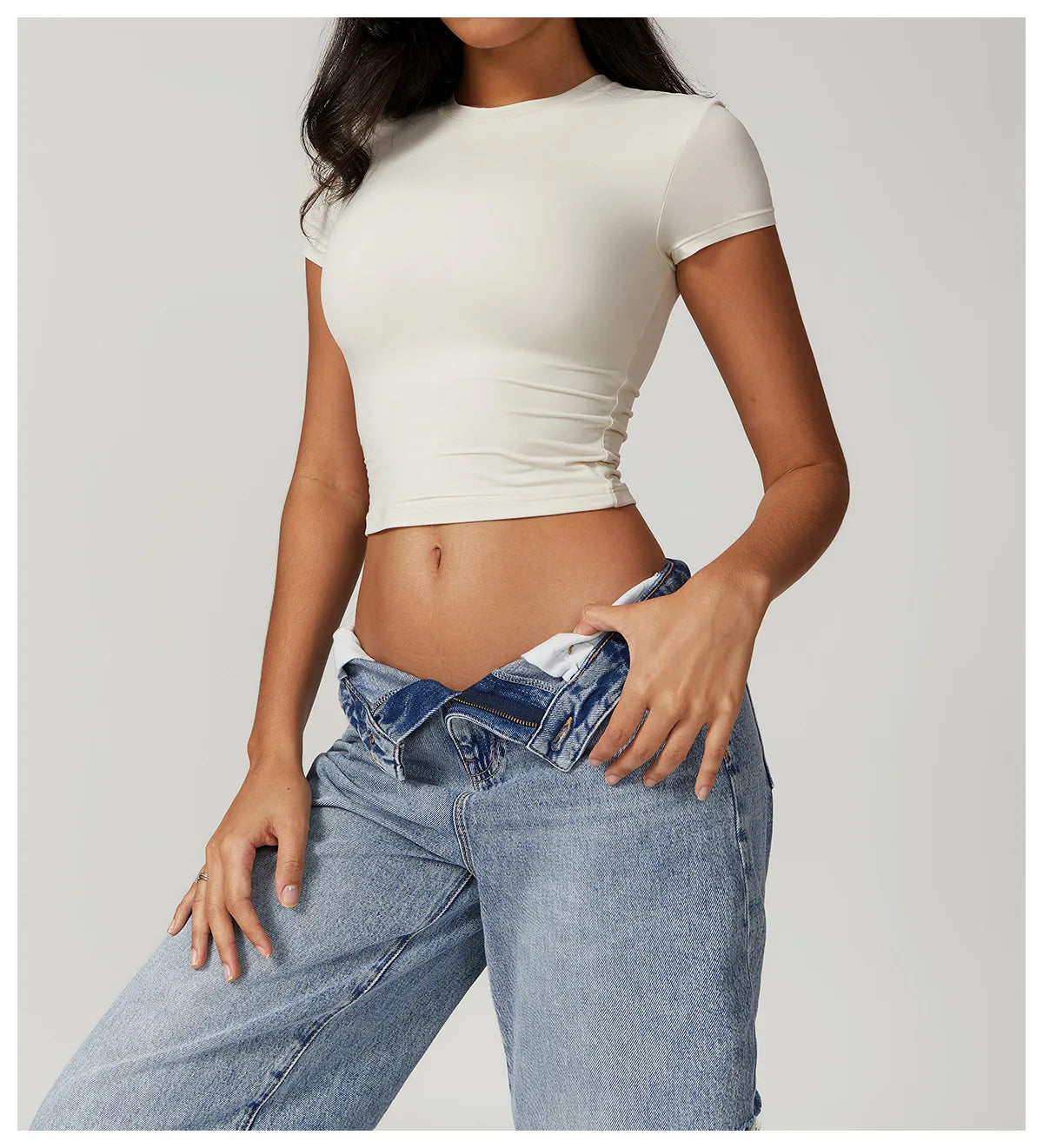 Short-Sleeve Yoga & Running Workout Top