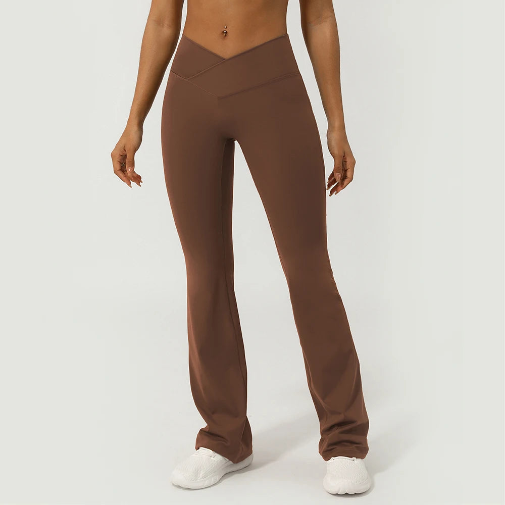 NLW Women's Premium Nylon Sculpting Fitness Trousers