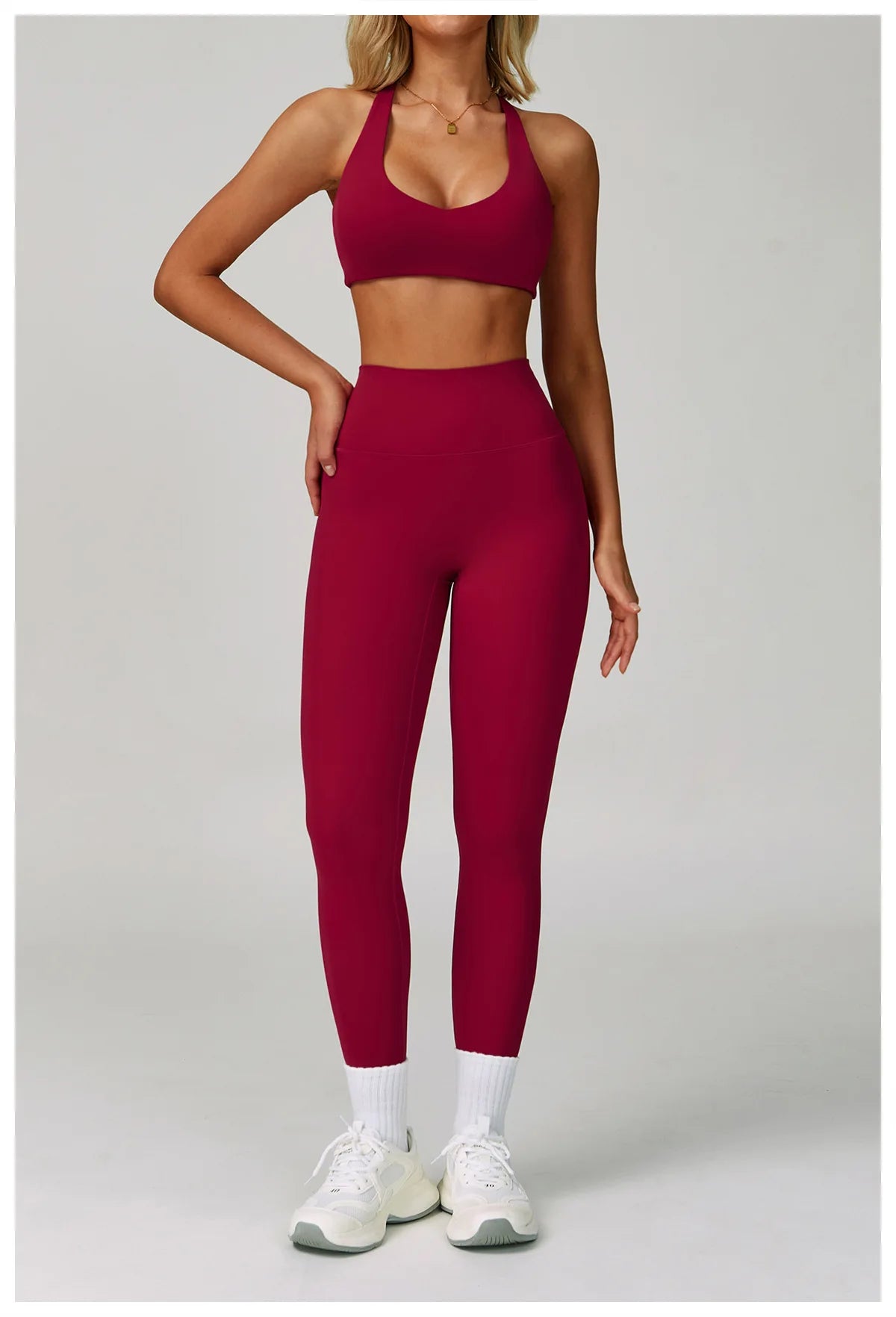 NLW 2-3PCS  Women Fitness Set High Waist