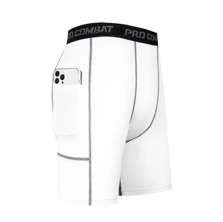 NLW Men's Pro-Fit Compression Tights – High-Performance Gym & Running Leggings