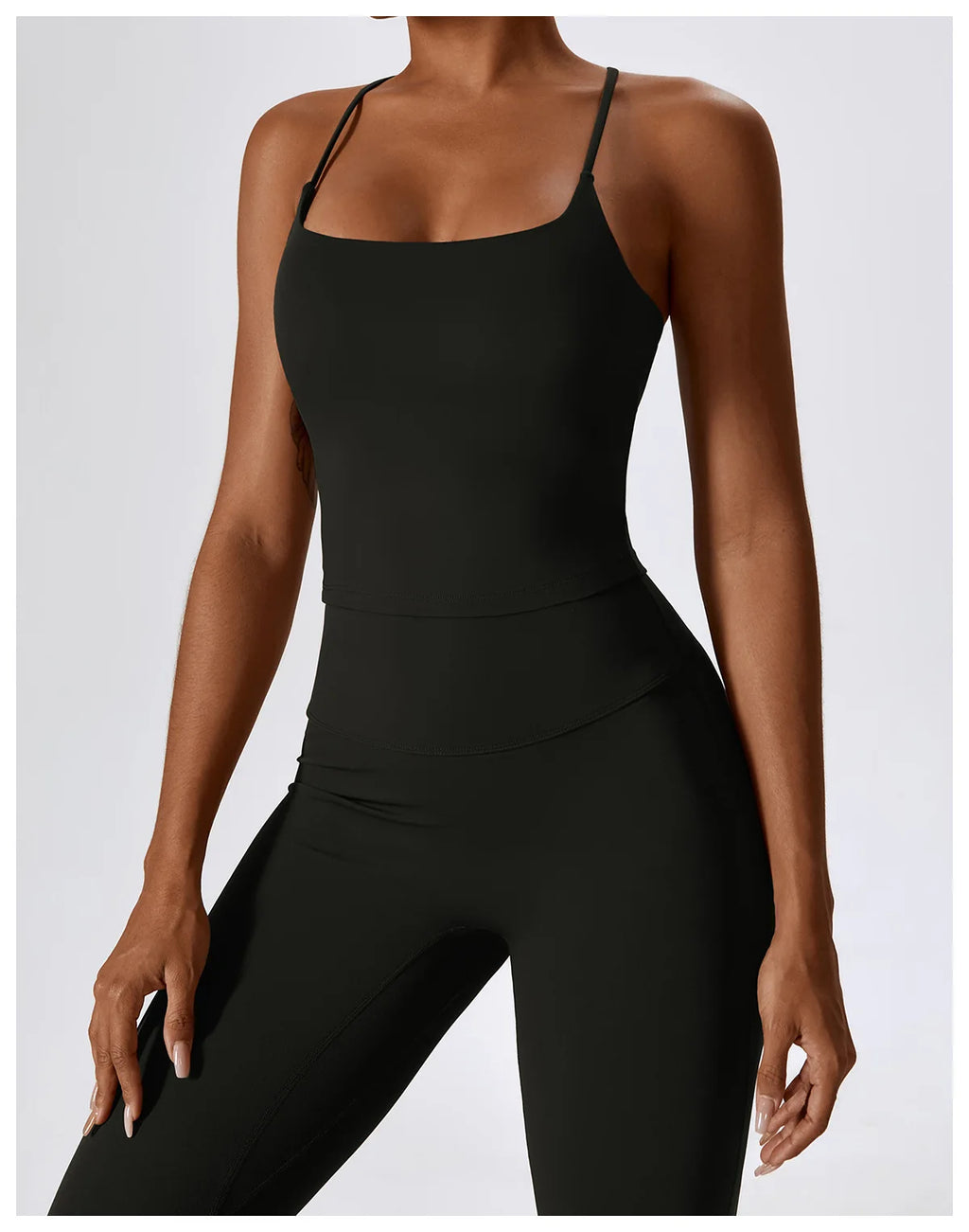 NLW Elite Seamless 2-Piece Yoga Set – High-Performance Compressed Fitness Suit