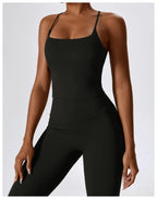 NLW Elite Seamless 2-Piece Yoga Set – High-Performance Compressed Fitness Suit