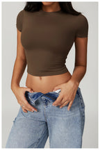 Short-Sleeve Yoga & Running Workout Top