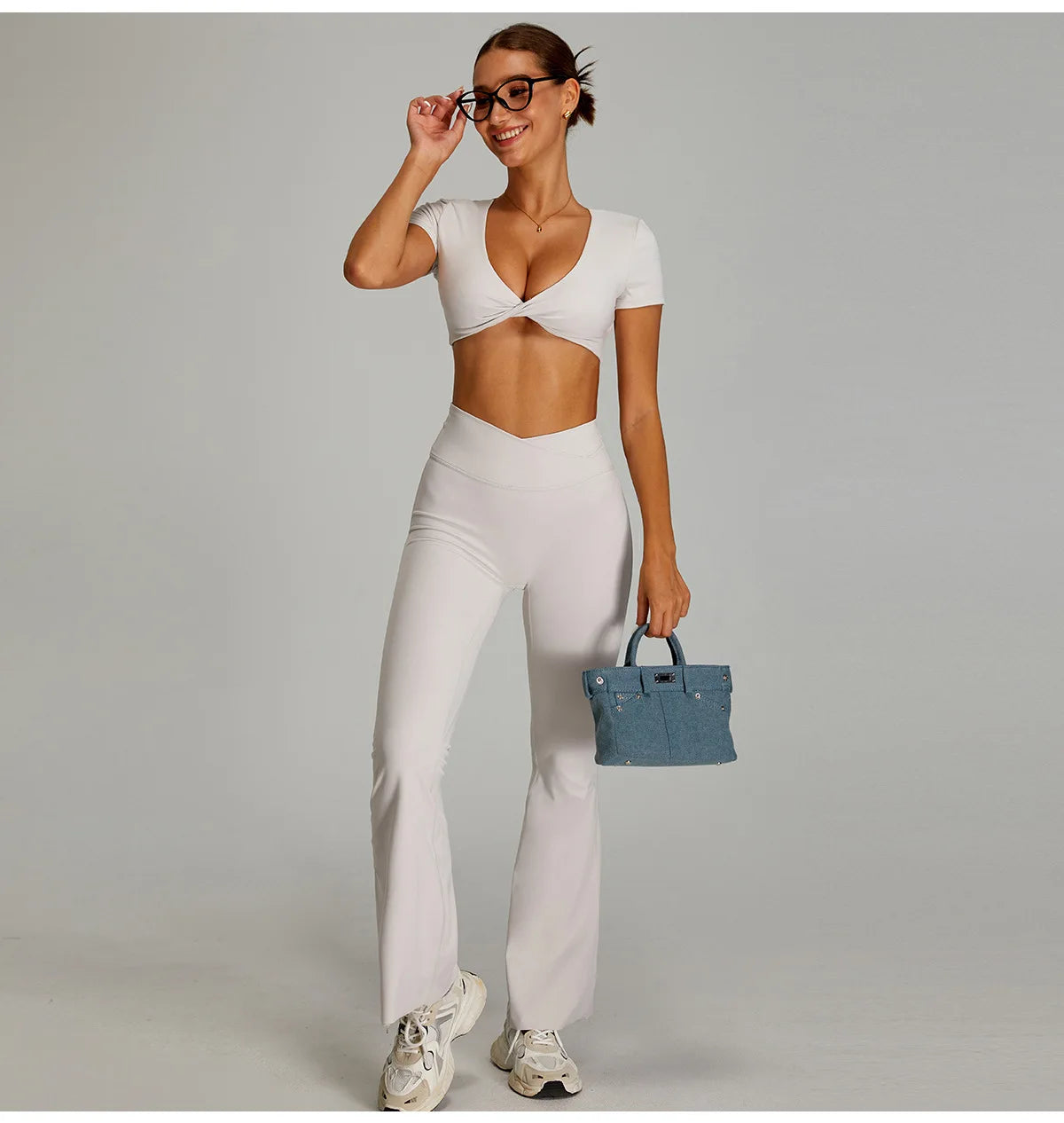 Sexy Short-Sleeve Workout & Yoga Tee