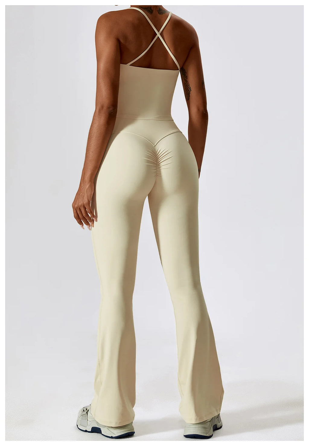 NLW Elite Seamless 2-Piece Yoga Set – High-Performance Compressed Fitness Suit