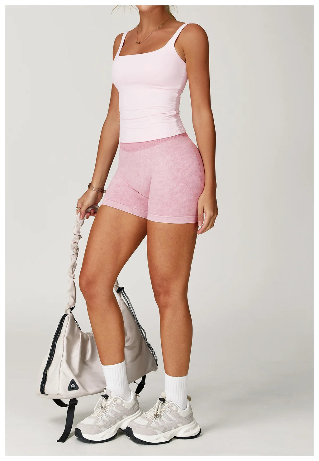 Sand Washed Seamless Yoga Shorts | High-Waist Butt-Lift Workout Shorts