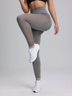 High-Waisted Butt-Lifting Gym Leggings – Seamless Tummy Control Yoga Pants