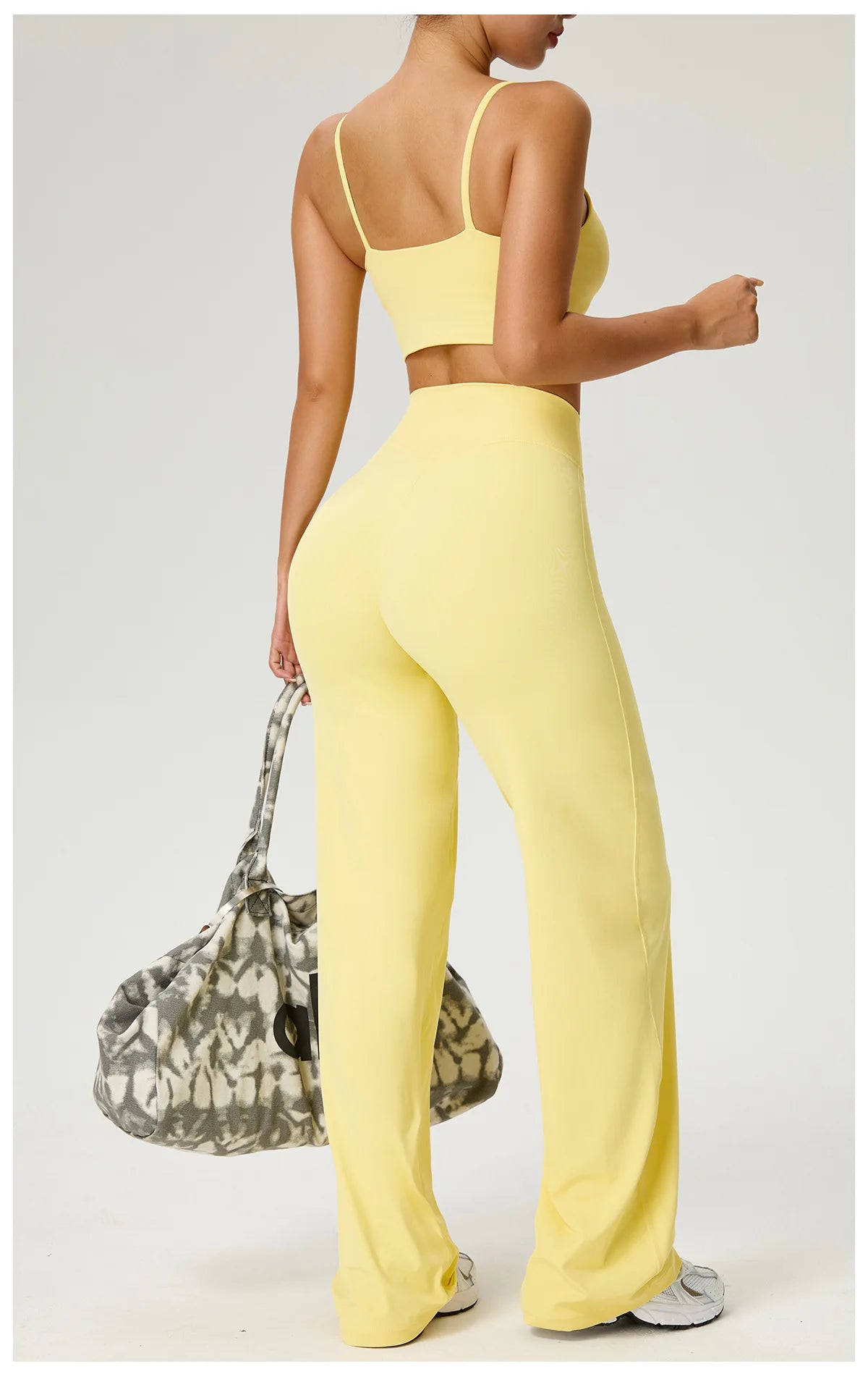 NLW Second-Skin Flared Leggings – Ultra-Elastic High-Waist Studio Yoga Pants
