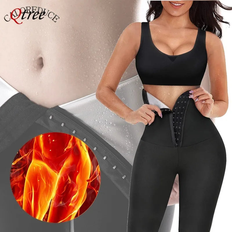 NLW Sauna Leggings Waist Trainer Shapewear  Pants