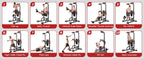 NLW -Pooboo Power Tower Dip Station Pull Up Bar