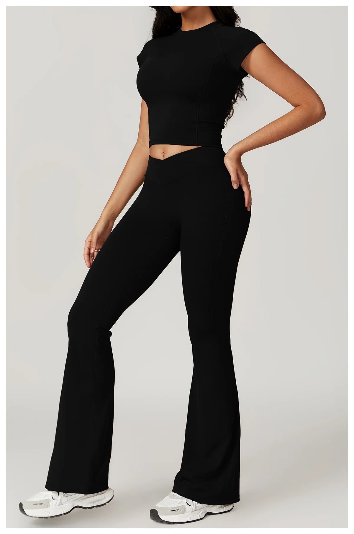 NLW Short-Sleeve Athletic Top & Leggings