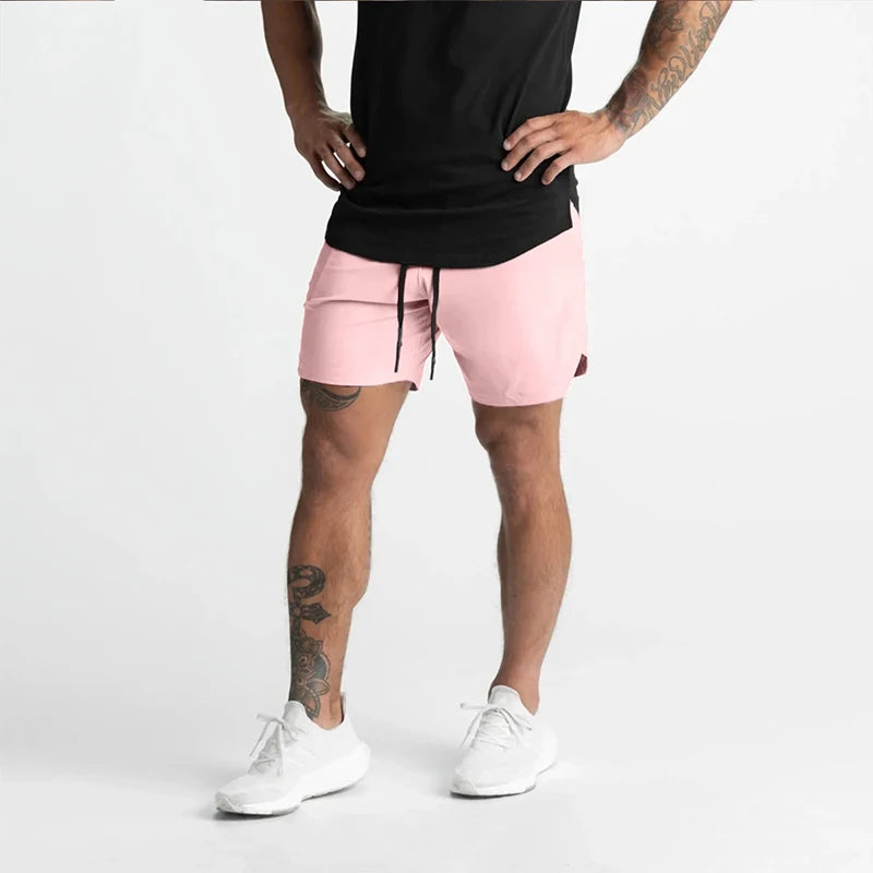 NLW Men's Summer Drawstring Workout Jogger Pants