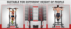 NLW -Pooboo Power Tower Dip Station Pull Up Bar