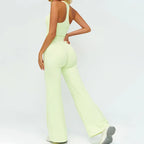 NLW Buttery-Soft V-Back Yoga Set - 2-Piece