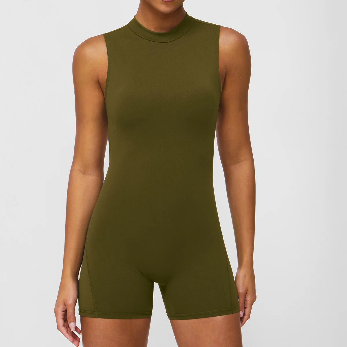 NLW Sexy V-Back One-Piece Yoga Jumpsuit